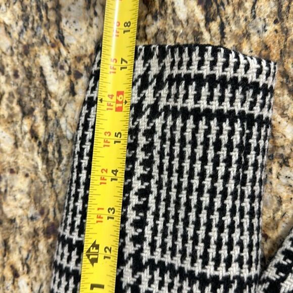 Ralph Lauren Wool Blend 3/4 Sleeve Houndstooth Print Coat Size 6P - Picture 8 of 10